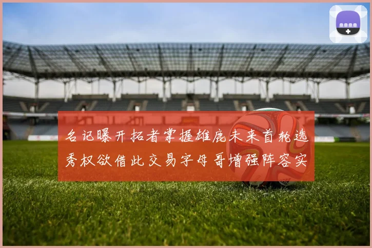 名记曝开拓者掌握雄鹿未来首轮选秀权欲借此交易字母哥增强阵容实力