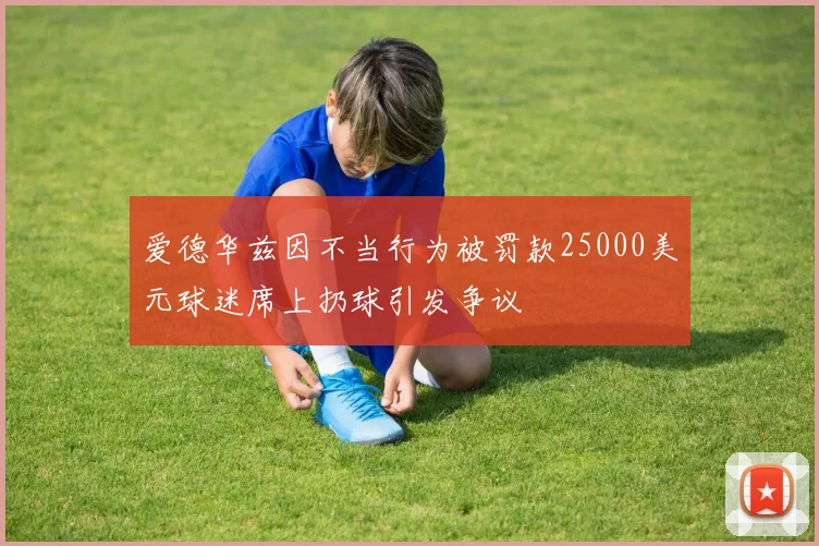爱德华兹因不当行为被罚款25000美元球迷席上扔球引发争议